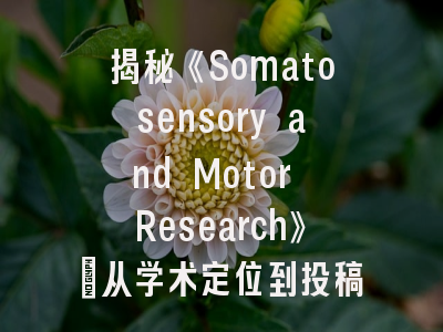揭秘《Somatosensory and Motor Research》：从学术定位到投稿成功的完整指南