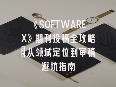 《SOFTWAREX》期刊投稿全攻略：从领域定位到审稿避坑指南