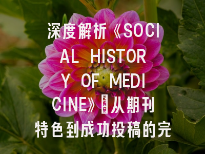 深度解析《SOCIAL HISTORY OF MEDICINE》：从期刊特色到成功投稿的完整指南