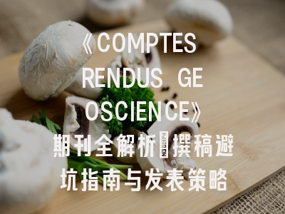 《COMPTES RENDUS GEOSCIENCE》期刊全解析｜撰稿避坑指南与发表策略