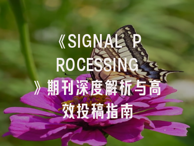 《SIGNAL PROCESSING》期刊深度解析与高效投稿指南