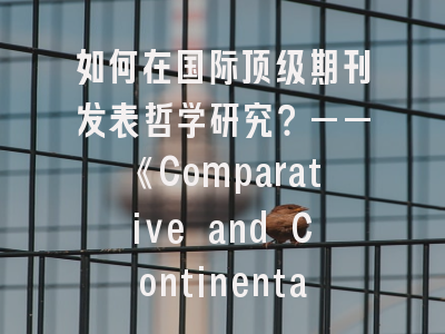 如何在国际顶级期刊发表哲学研究？——《Comparative and Continental Philosophy》投稿全指南