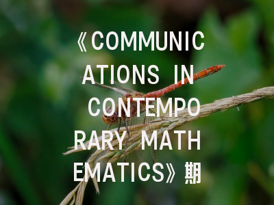 《COMMUNICATIONS IN CONTEMPORARY MATHEMATICS》期刊特色解析与投稿策略建议