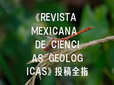 《REVISTA MEXICANA DE CIENCIAS GEOLOGICAS》投稿全指南：如何在地质学权威期刊成功发文？
