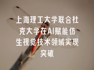 上海理工大学联合杜克大学在AI赋能仿生视觉技术领域实现突破