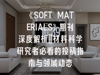 《SOFT MATERIALS》期刊深度解析：材料科学研究者必看的投稿指南与领域动态