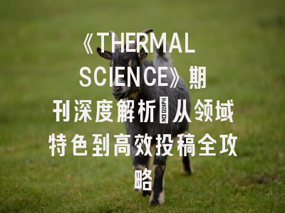 《THERMAL SCIENCE》期刊深度解析：从领域特色到高效投稿全攻略