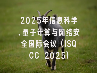 2025年信息科学、量子计算与网络安全国际会议（ISQCC 2025）