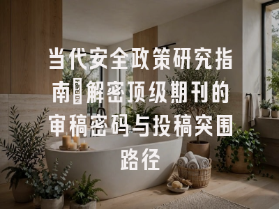 当代安全政策研究指南：解密顶级期刊的审稿密码与投稿突围路径