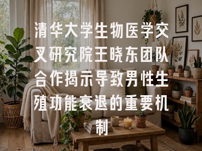 清华大学生物医学交叉研究院王晓东团队合作揭示导致男性生殖功能衰退的重要机制