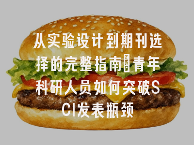 从实验设计到期刊选择的完整指南：青年科研人员如何突破SCI发表瓶颈
