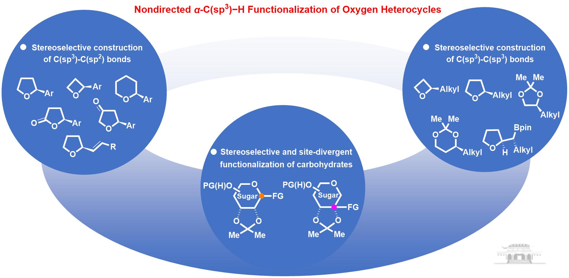 武汉大学孔望清课题组发表非导向氧杂环立体选择性α-C(sp3)-H官能化专题综述