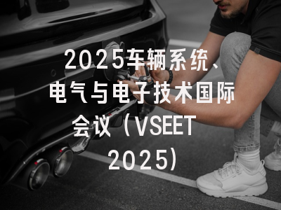 2025车辆系统、电气与电子技术国际会议（VSEET 2025）