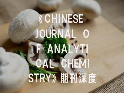 《CHINESE JOURNAL OF ANALYTICAL CHEMISTRY》期刊深度解析_科研工作者的投稿决策指南