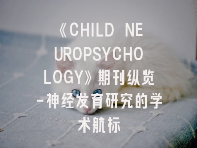 《CHILD NEUROPSYCHOLOGY》期刊纵览-神经发育研究的学术航标