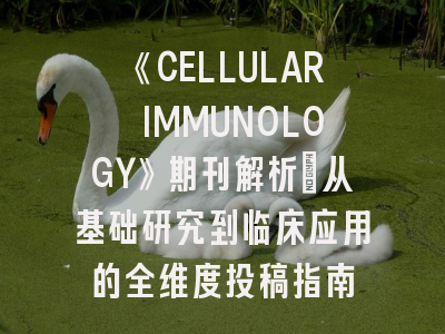 《CELLULAR IMMUNOLOGY》期刊解析_从基础研究到临床应用的全维度投稿指南