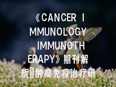 《CANCER IMMUNOLOGY IMMUNOTHERAPY》期刊解析_肿瘤免疫治疗研究的登刊策略