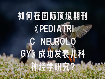 如何在国际顶级期刊《PEDIATRIC NEUROLOGY》成功发表儿科神经学研究？