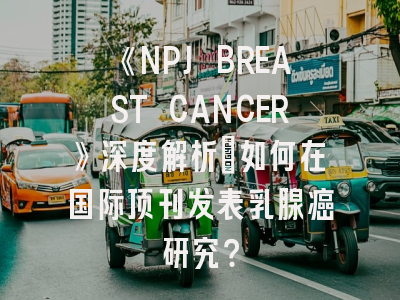 《NPJ BREAST CANCER》深度解析：如何在国际顶刊发表乳腺癌研究？
