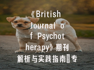《British Journal of Psychotherapy》期刊解析与实践指南_专业投稿者的进阶手册