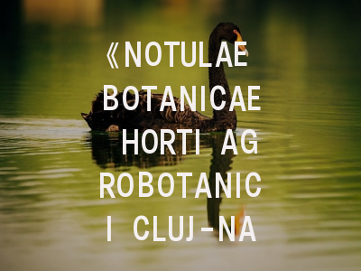 《NOTULAE BOTANICAE HORTI AGROBOTANICI CLUJ-NAPOCA》期刊介绍与投稿策略