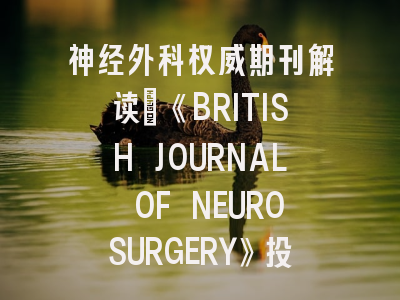 神经外科权威期刊解读_《BRITISH JOURNAL OF NEUROSURGERY》投稿全攻略