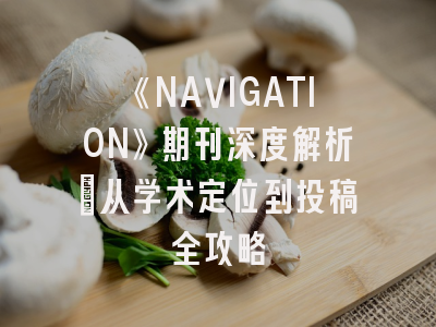 《NAVIGATION》期刊深度解析：从学术定位到投稿全攻略