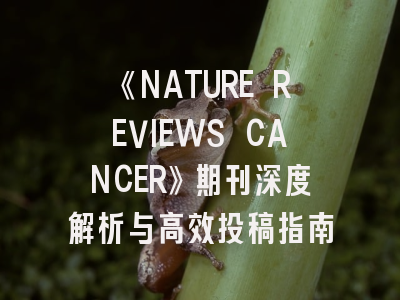 《NATURE REVIEWS CANCER》期刊深度解析与高效投稿指南