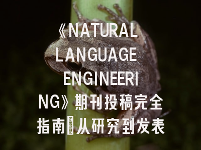 《NATURAL LANGUAGE ENGINEERING》期刊投稿完全指南：从研究到发表的全流程解析