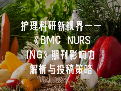护理科研新视界——《BMC NURSING》期刊影响力解析与投稿策略