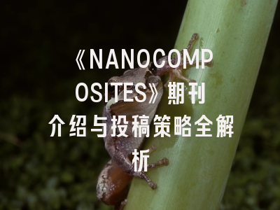 《NANOCOMPOSITES》期刊介绍与投稿策略全解析