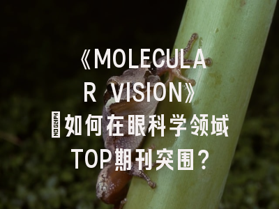 《MOLECULAR VISION》：如何在眼科学领域TOP期刊突围？