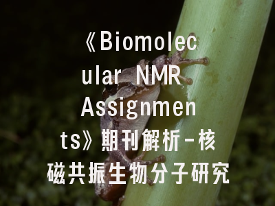 《Biomolecular NMR Assignments》期刊解析-核磁共振生物分子研究的发表达标