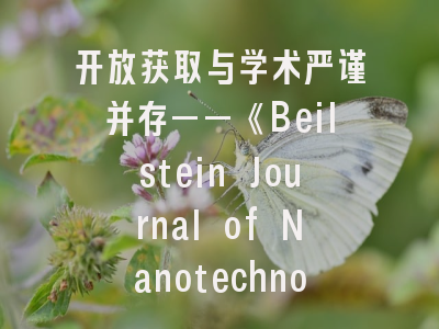 开放获取与学术严谨并存——《Beilstein Journal of Nanotechnology》投稿全指南