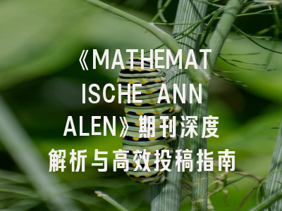 《MATHEMATISCHE ANNALEN》期刊深度解析与高效投稿指南