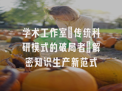 学术工作室：传统科研模式的破局者_解密知识生产新范式