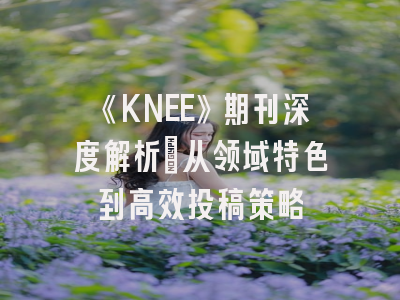 《KNEE》期刊深度解析：从领域特色到高效投稿策略