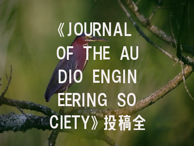 《JOURNAL OF THE AUDIO ENGINEERING SOCIETY》投稿全攻略：从论文规范到评审避坑指南