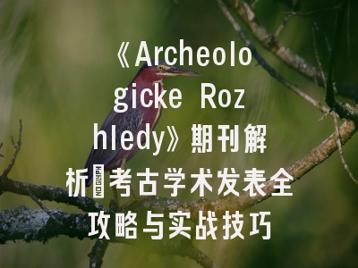 《Archeologicke Rozhledy》期刊解析_考古学术发表全攻略与实战技巧