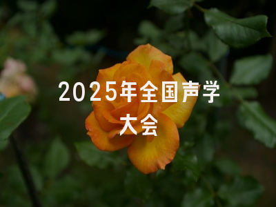 2025年全国声学大会