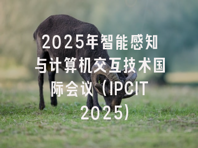 2025年智能感知与计算机交互技术国际会议（IPCIT 2025）