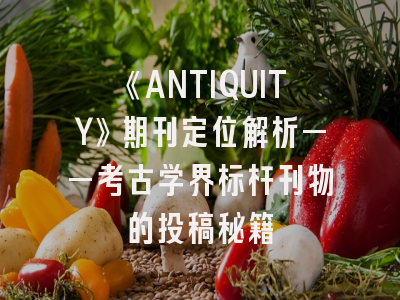 《ANTIQUITY》期刊定位解析——考古学界标杆刊物的投稿秘籍