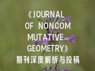 《JOURNAL OF NONCOMMUTATIVE GEOMETRY》期刊深度解析与投稿攻略