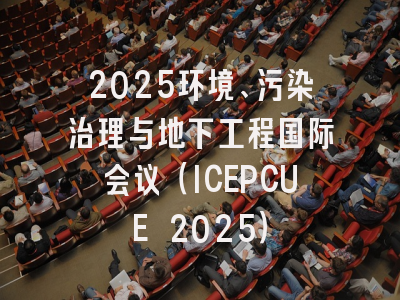 2025环境、污染治理与地下工程国际会议（ICEPCUE 2025）