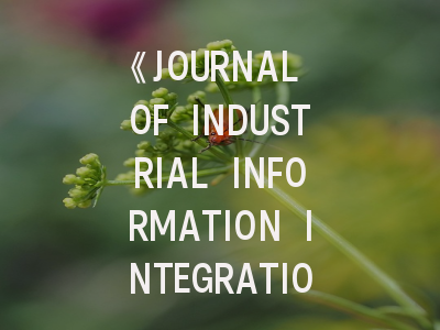 《JOURNAL OF INDUSTRIAL INFORMATION INTEGRATION》期刊介绍与投稿策略全解析