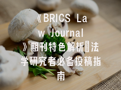 《BRICS Law Journal》期刊特色解析_法学研究者必备投稿指南