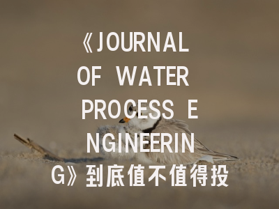 《JOURNAL OF WATER PROCESS ENGINEERING》到底值不值得投？深度解析水处理领域顶刊生存指南