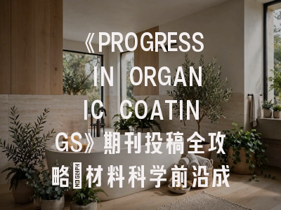 《PROGRESS IN ORGANIC COATINGS》期刊投稿全攻略：材料科学前沿成果的高效转化策略
