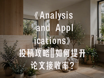 《Analysis and Applications》投稿攻略：如何提升论文接收率？