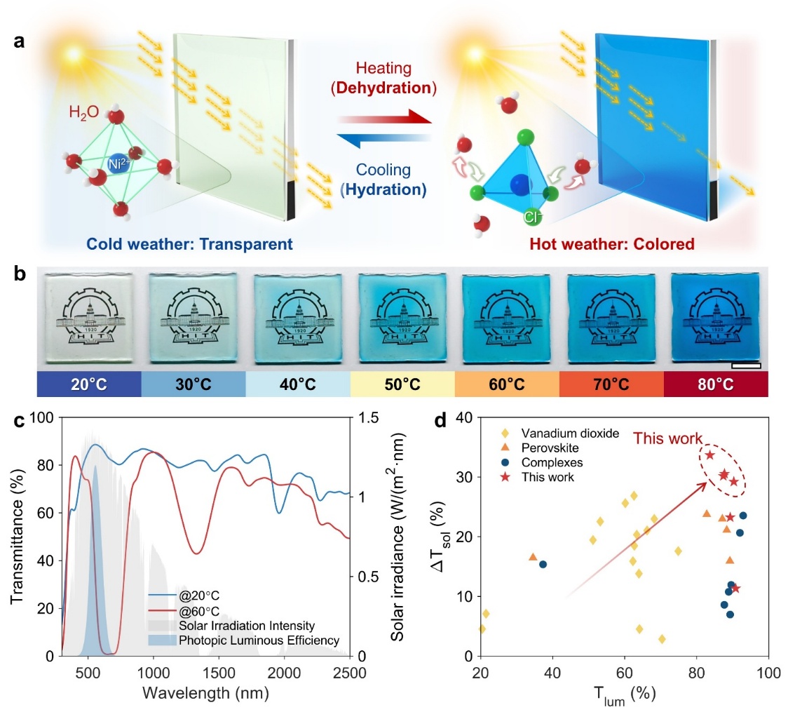 哈工大高继慧教授团队研发新型水合离子聚合物薄膜 为热致变色节能窗提供新思路